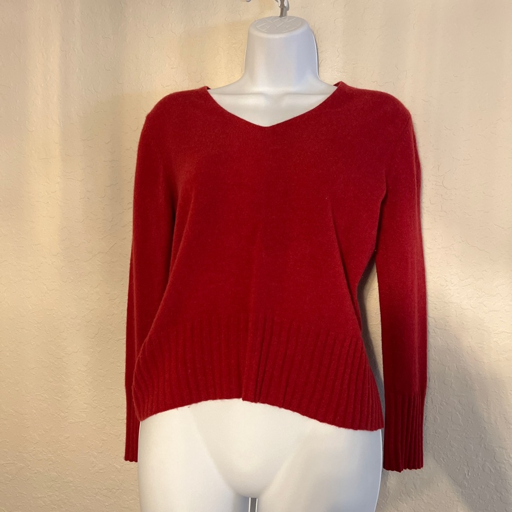 Red Cashmere Sweater